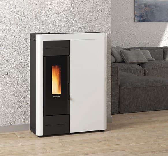 Pelletofen hydro raumluftunabhängig leise - EXTRAFLAME Virna Idro.16 14,5 kW