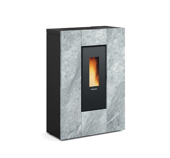 extraflacher kanalisierbarer Pelletofen - EXTRAFLAME Marilena Plus Petra 5.0.16 8 kW