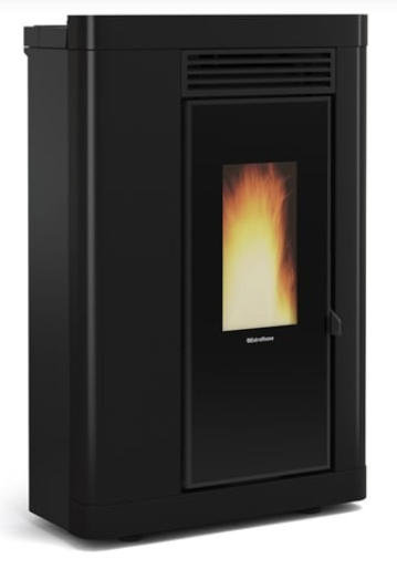 Pelletofen extra-plat kanalisierbar - EXTRAFLAME Annabella AD Evo 9 kW