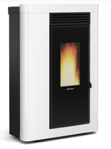 Pelletofen extra-plat kanalisierbar - EXTRAFLAME Annabella AD Evo 9 kW