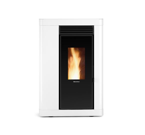 Pelletofen extra-plat kanalisierbar - EXTRAFLAME Annabella AD Evo 9 kW