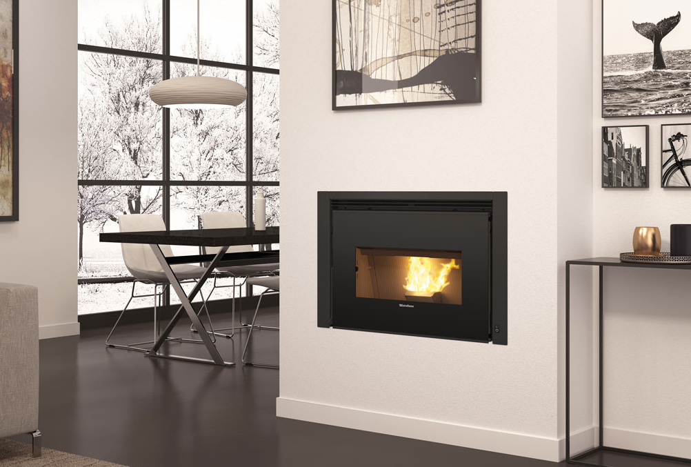 Belüfteter Pelleteinsatz - EXTRAFLAME Comfort P85 12 kW