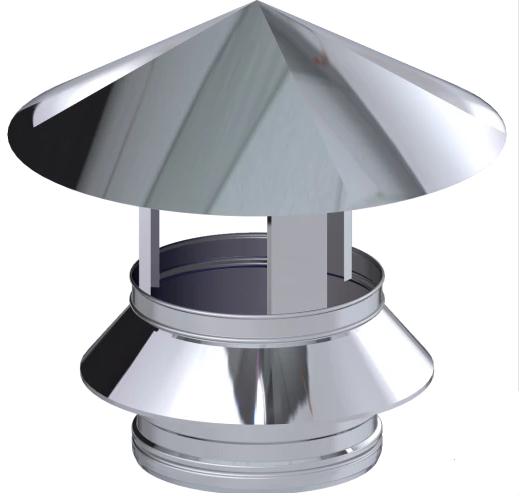 Regenhaube Ø200mm - DINAK DW BOIS