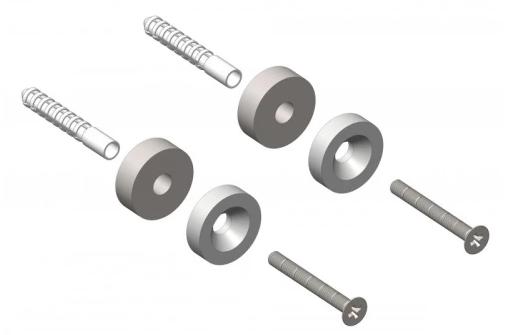 Kit de montage magnétique für rosaces - DEKO PELLETS CLASSIQUE