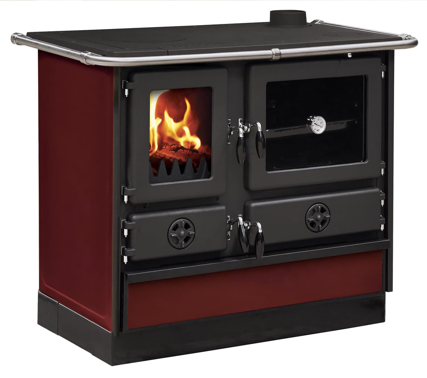 Holz-Küchenherd - INTERSTOVES Magnum SD Stahl 9,5 kW