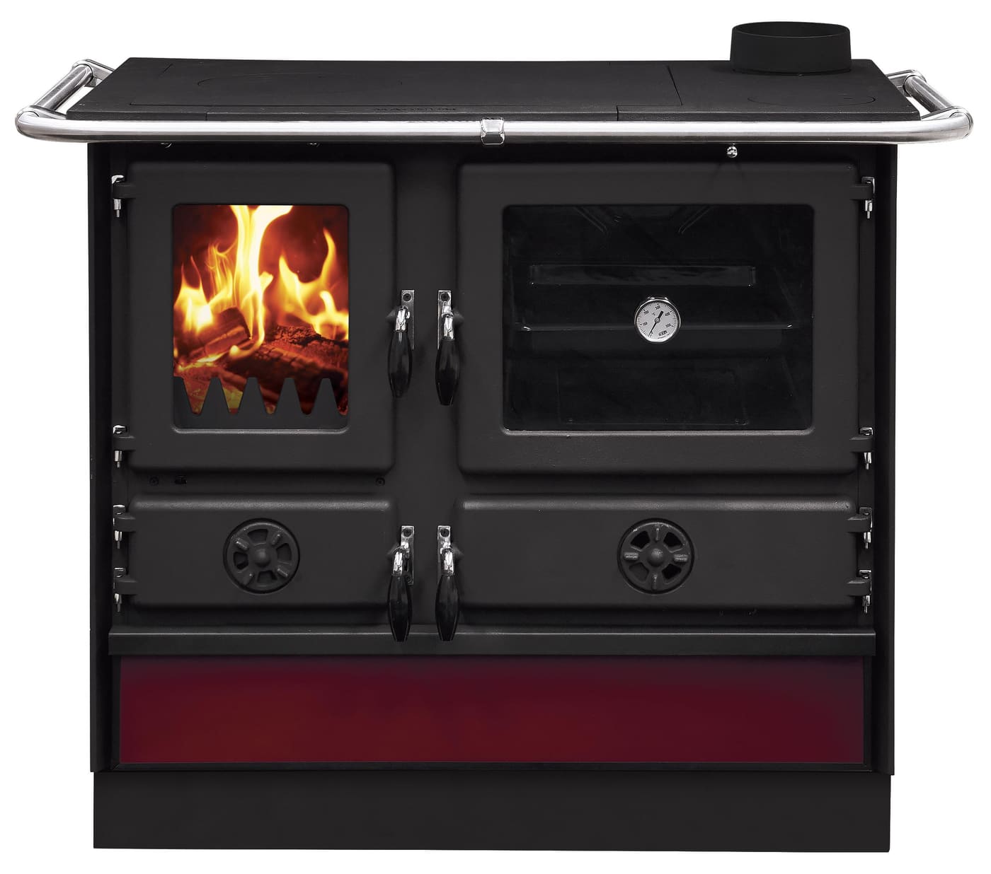 Holz-Küchenherd - INTERSTOVES Magnum SD Stahl 9,5 kW