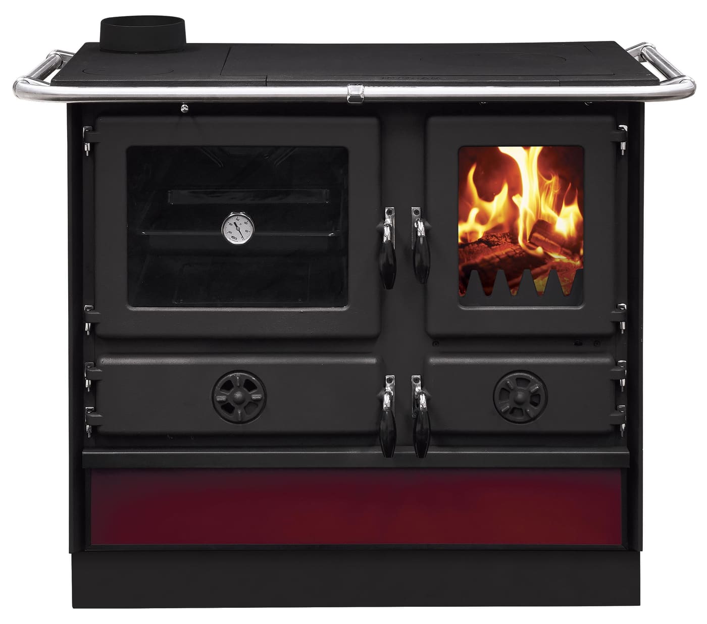 Holz-Küchenherd - INTERSTOVES Magnum SG Stahl 9,5 kW