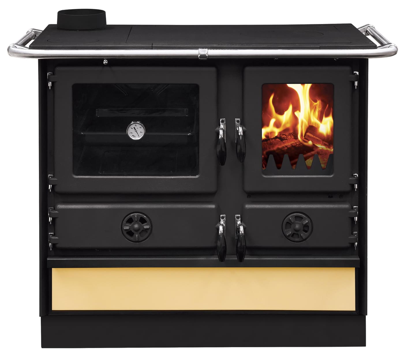 Holz-Küchenherd - INTERSTOVES Magnum SG Stahl 9,5 kW