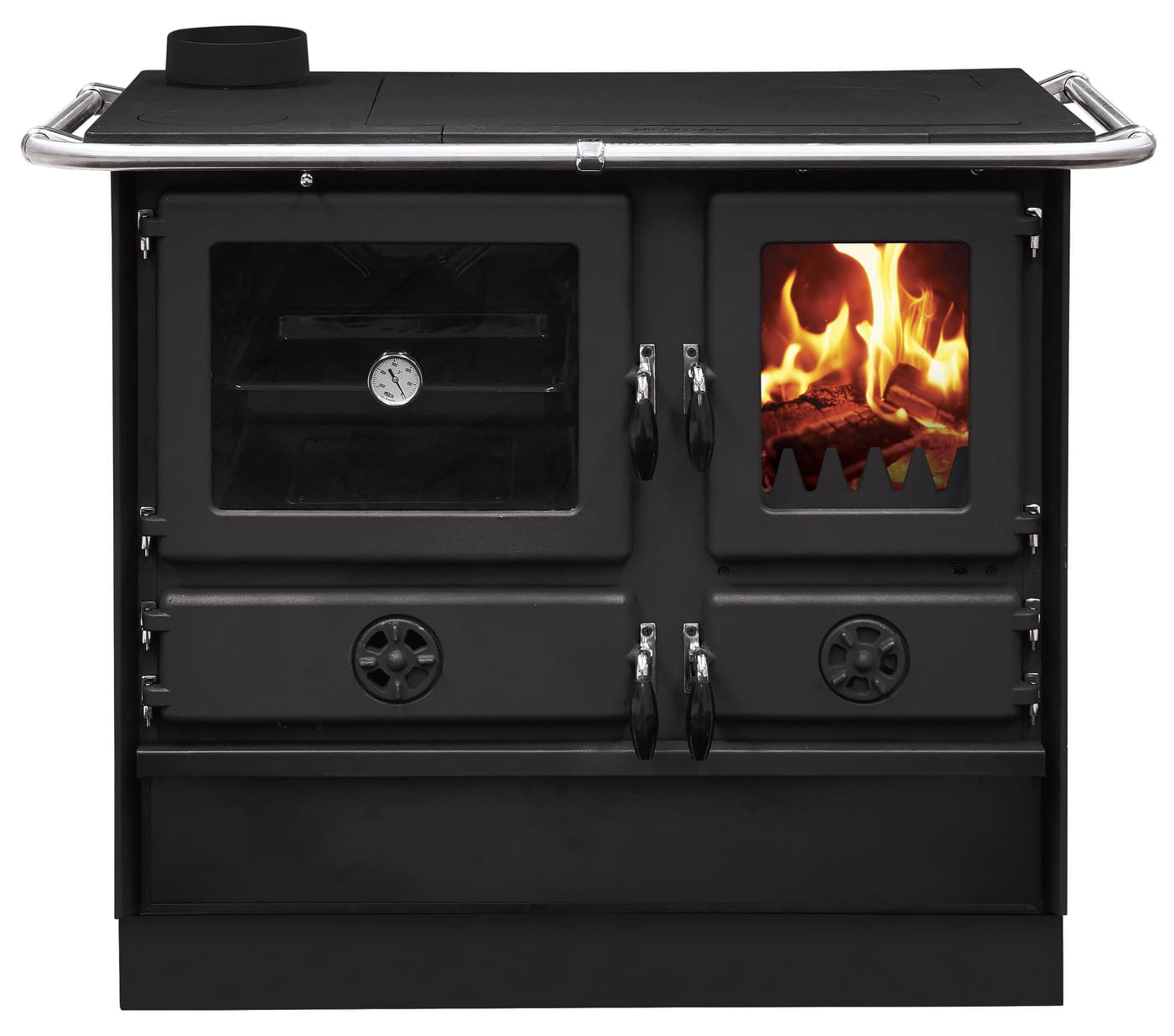 Holz-Küchenherd - INTERSTOVES Magnum SG Stahl 9,5 kW
