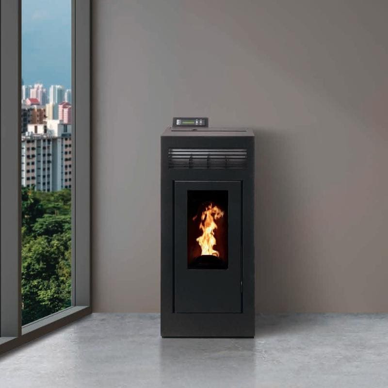 PACK : Pelletofen raumluftunabhängig + Kit Ventouse - INTERSTOVES Marina Concentrique 11 kW