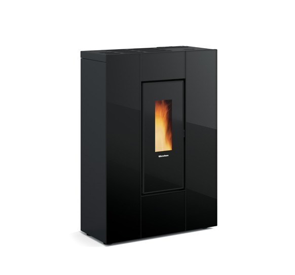 Pelletofen slim kanalisierbar - EXTRAFLAME Marilena Plus Crystal 5.0.16 8 kW