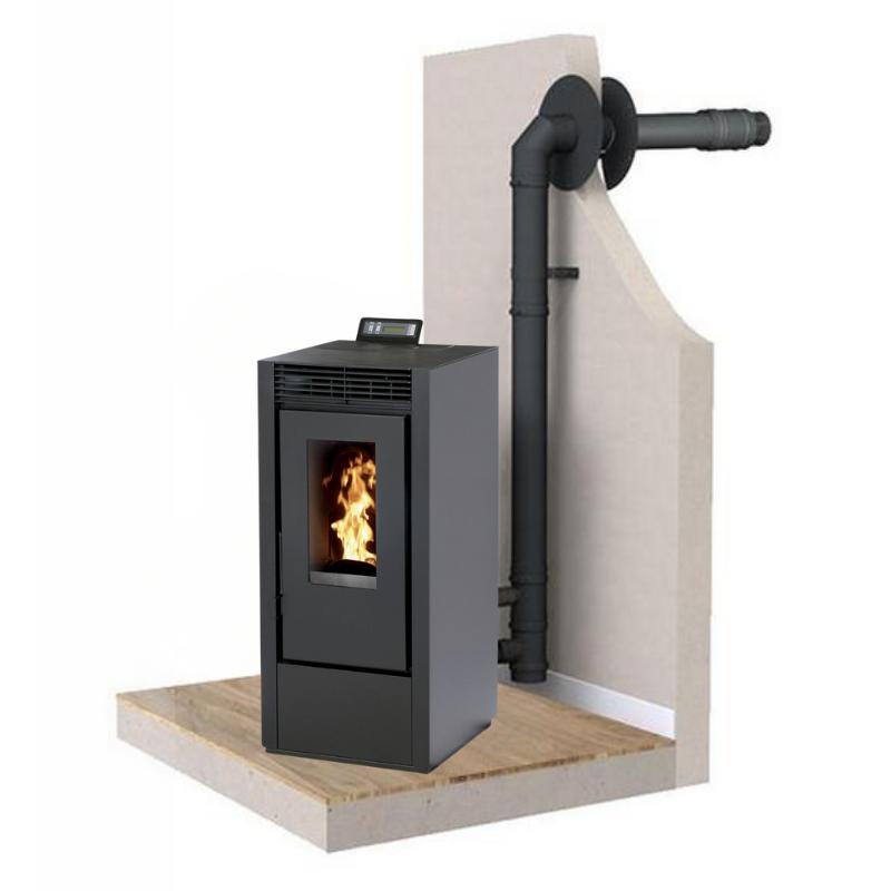 Pelletofen raumluftunabhängig - INTERSTOVES Marina 14 kW