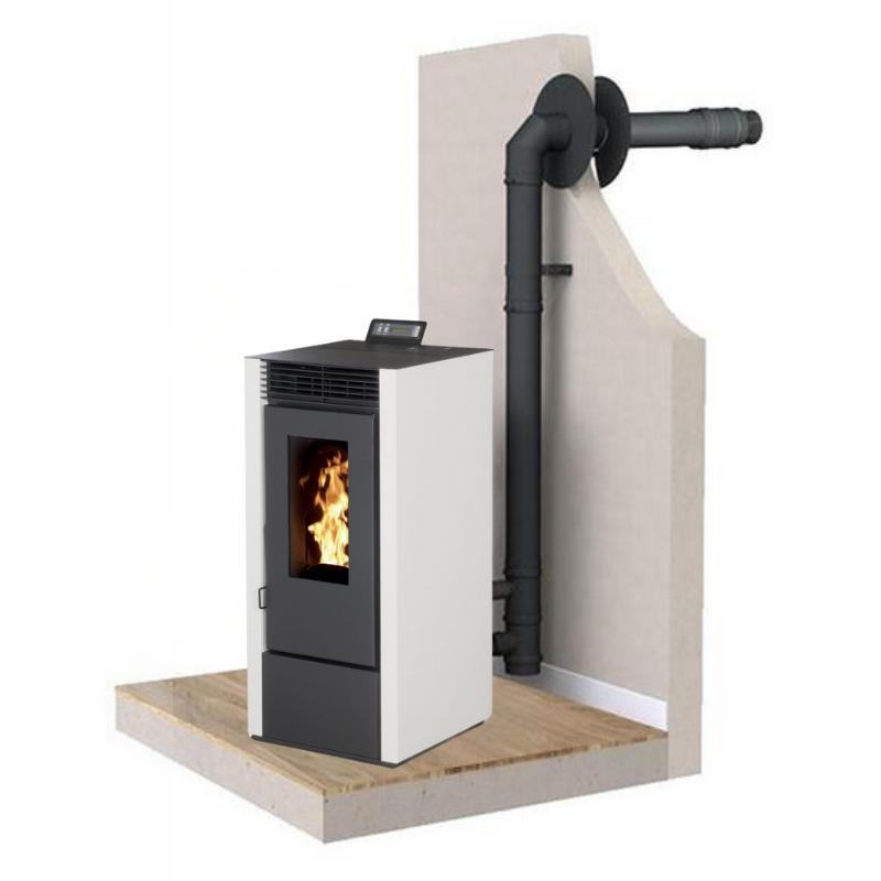 Pelletofen raumluftunabhängig - INTERSTOVES Marina 14 kW