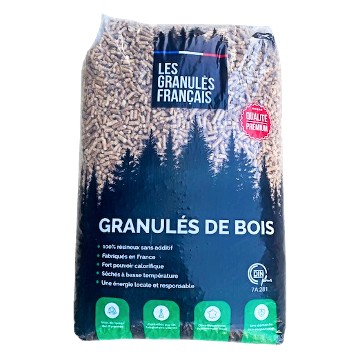 Holzpellets Die französischen Pellets - 63 Säcke 945 kg