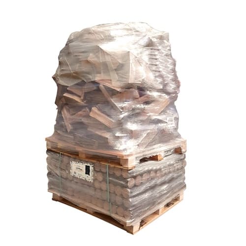 SimplyMixte Pressholz + Box Brennholz 33cm