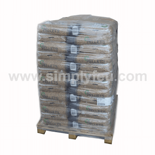 Holzpellets Premium Pure Pellet - 3 Paletten - 195 Säcke 2925 kg