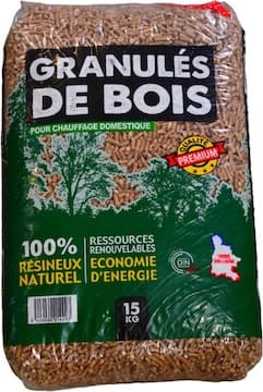 Holzpellets Premium ECO HOLZ ENERGIE - 2 Paletten - 132 Säcke 1980 kg
