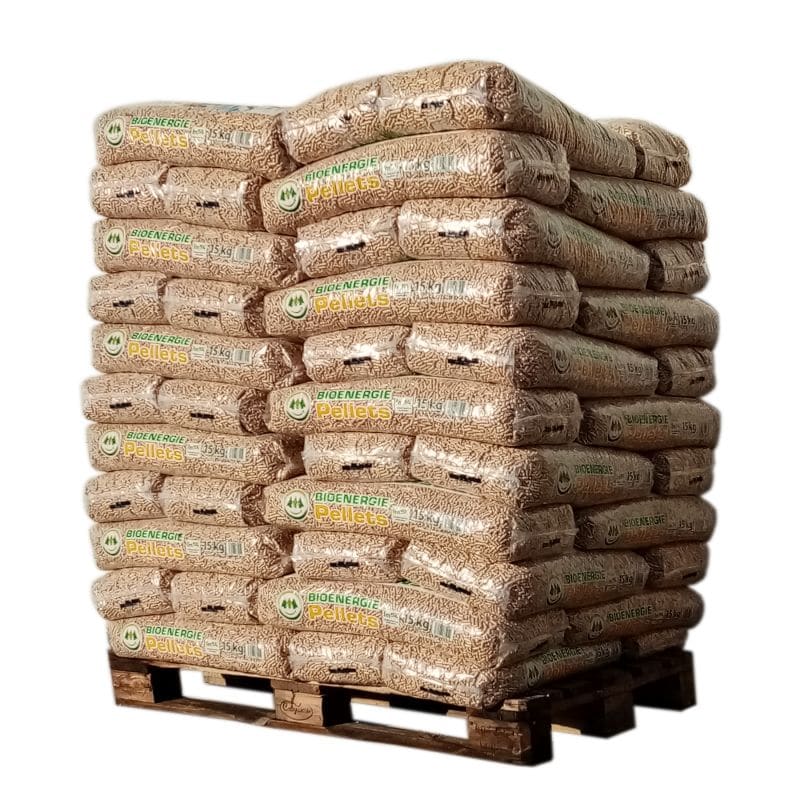 Pellet Bio Energie - Palette mit 66 Säcke je 15 kg