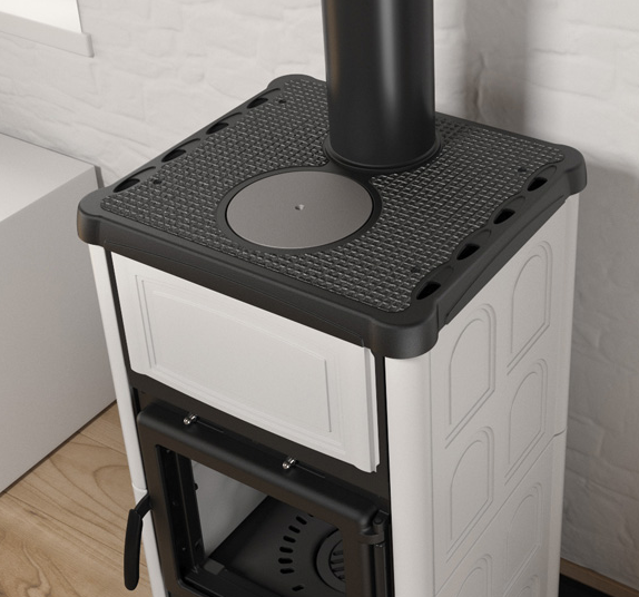 anschließbarer Keramik-Holzofen - LA NORDICA Concita.16 11.8 kW
