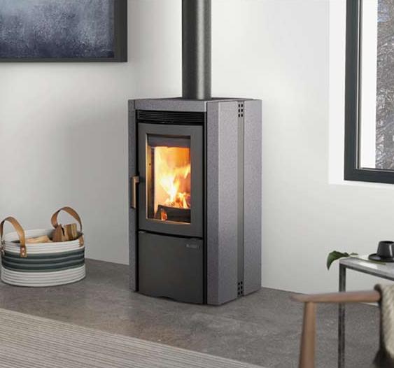 Holzofen anschließbar en pierre - LA NORDICA Ester 5.0 8 kW