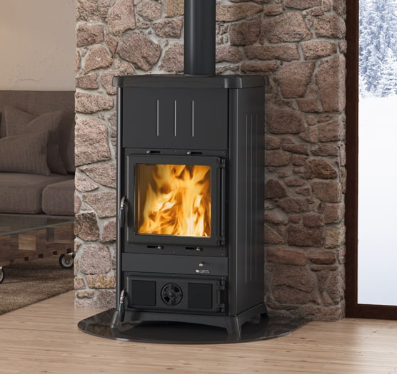 Holzofen anschließbar - LA NORDICA Fedora.16 Steel 8.3 kW