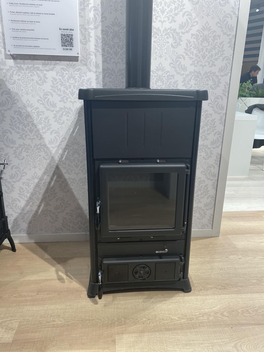 Holzofen anschließbar - LA NORDICA Fedora.16 Steel 8.3 kW