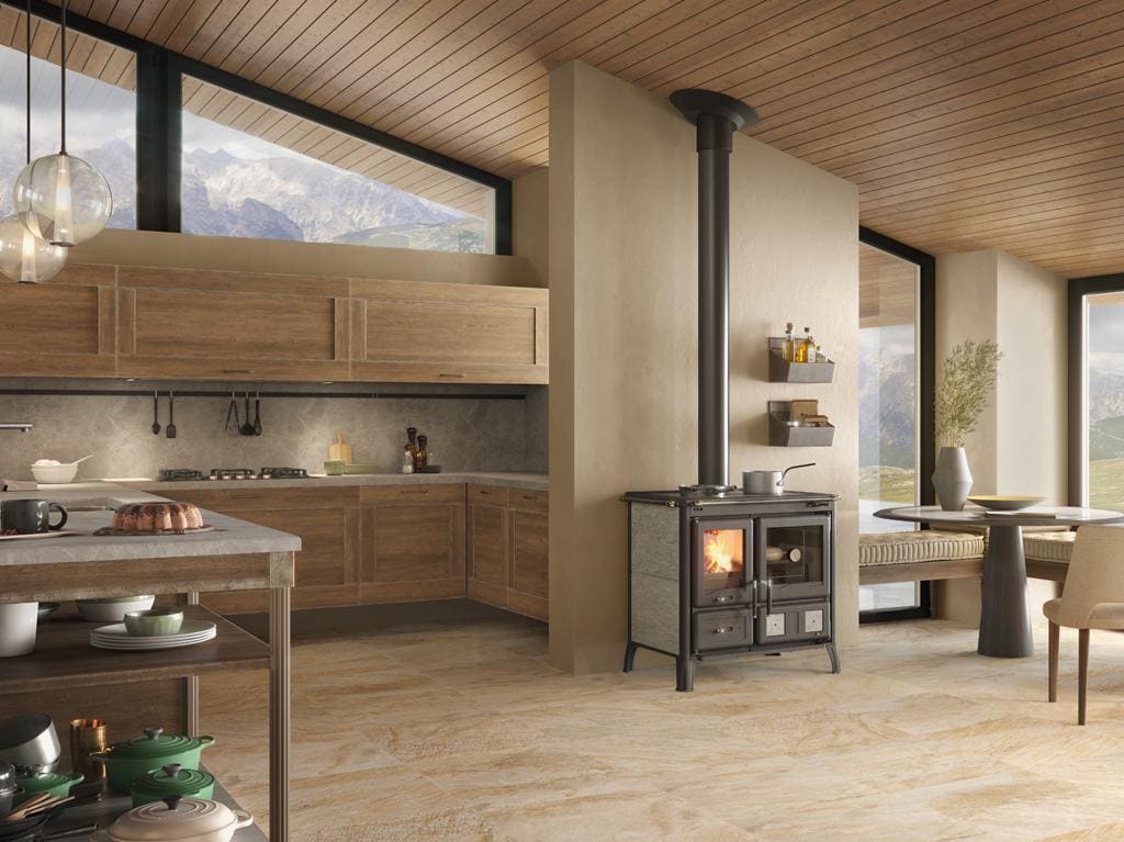 Holz-Küchenherd - LA NORDICA Gardenia.16 Pierre 9,5 kW