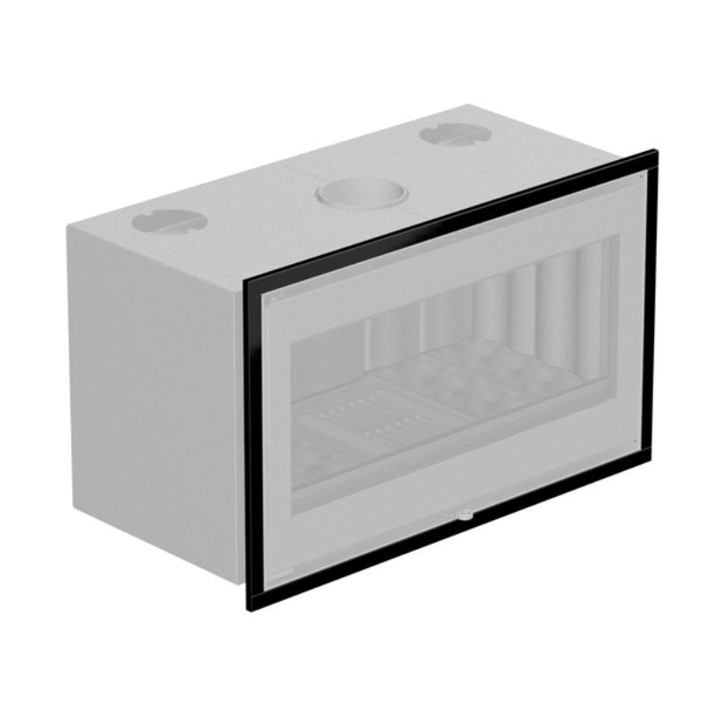 Holzeinsatz anschließbar - LA NORDICA Inserto 80 Wide.16 12.4 kW