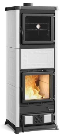 anschließbarer Holzofen mit Backfach - LA NORDICA Nova Forno.16 11.8 kW