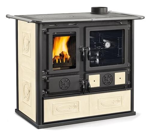 Holz-Küchenherd anschließbar - LA NORDICA Rosa.16 Ceramica 8,8 kW
