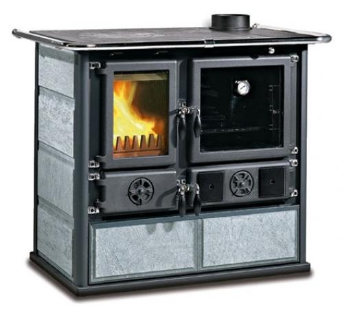 Holz-Küchenherd anschließbar - LA NORDICA Rosa.16 Pierre 8,8 kW