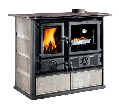 Holz-Küchenherd anschließbar - LA NORDICA Rosa.16 Pierre 8,8 kW