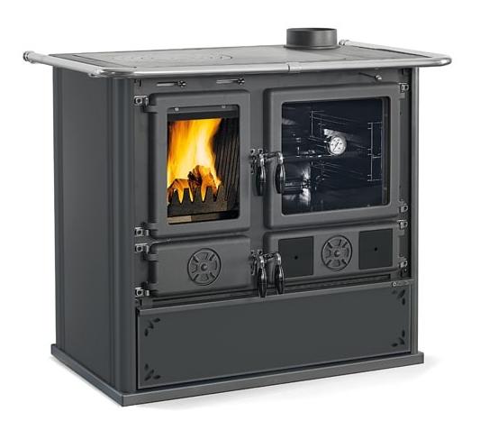 Holz-Küchenherd anschließbar - LA NORDICA Rosa.16 Stahl 8,8 kW