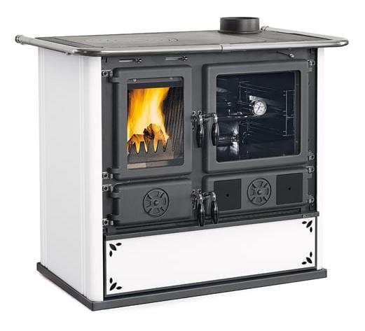 Holz-Küchenherd anschließbar - LA NORDICA Rosa.16 Stahl 8,8 kW