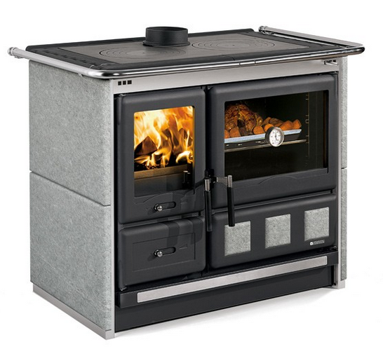Holz-Küchenherd anschließbar en pierre - LA NORDICA Rosa XXL.16 Petra 10,5 kW