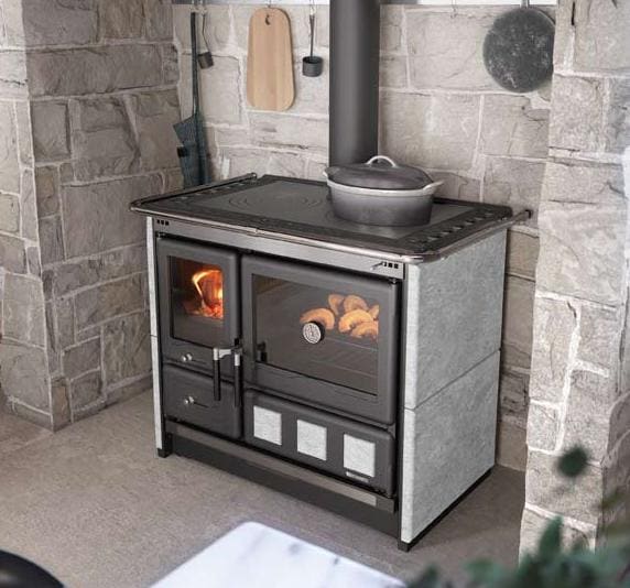 Holz-Küchenherd anschließbar en pierre - LA NORDICA Rosa XXL.16 Petra 10,5 kW