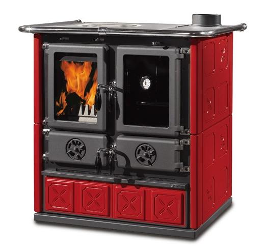Holz-Küchenherd anschließbar - LA NORDICA Rosetta.16 Maiolica 7,9 kW