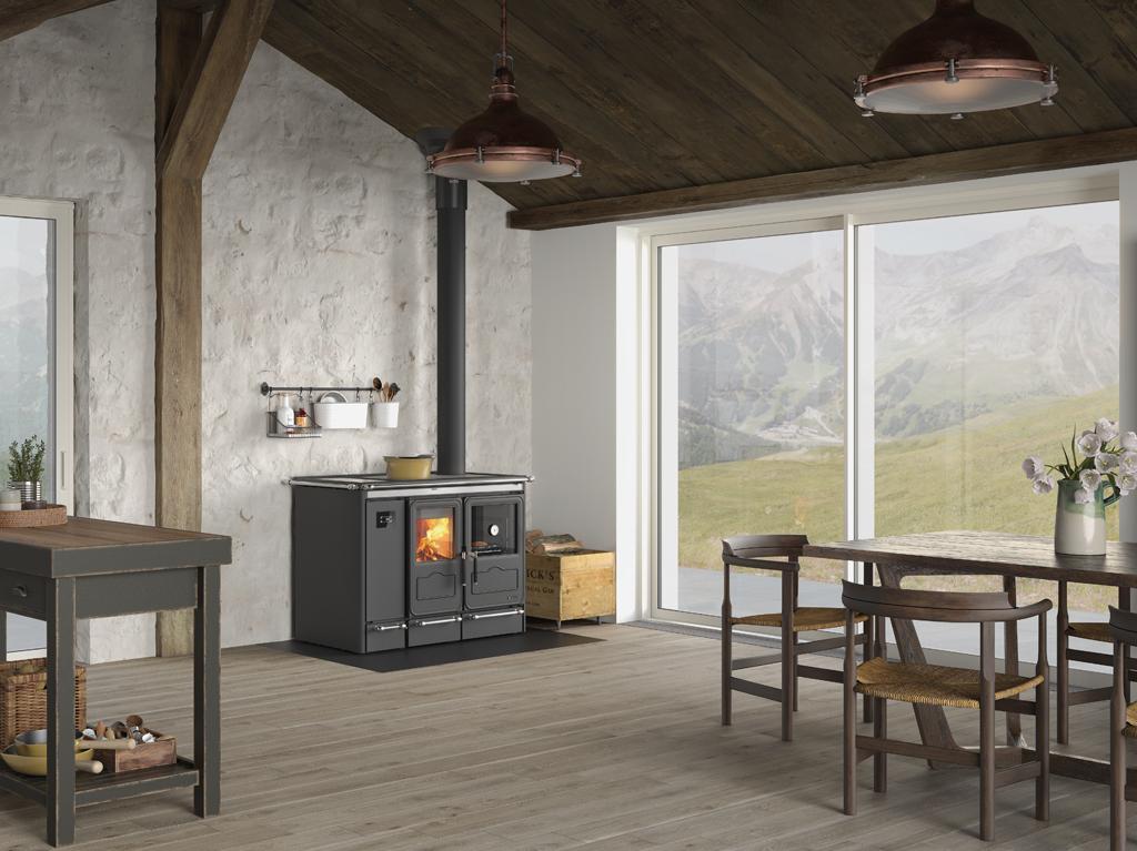 wasserführender Holz-Küchenherd - LA NORDICA Sierra.16 15,4 kW