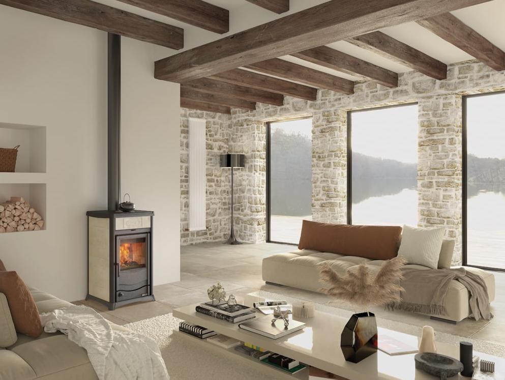 Thermo Holzofen anschließbar - LA NORDICA TermoRossella Plus DSA.16 11.1 kW