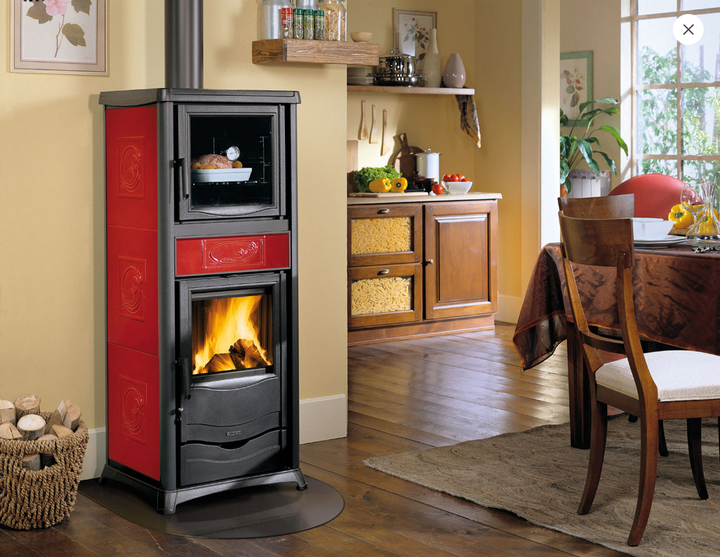 Thermo Holzofen mit Backfach - LA NORDICA TermoRossella Plus Forno DSA.16 11.1 kW