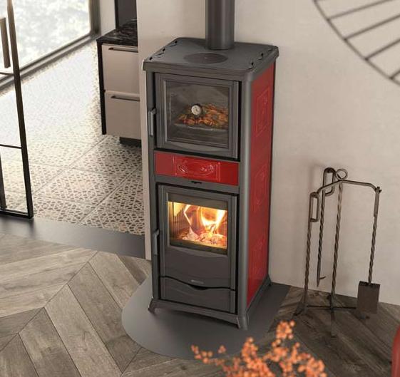 Thermo Holzofen mit Backfach - LA NORDICA TermoRossella Plus Forno DSA.16 11.1 kW
