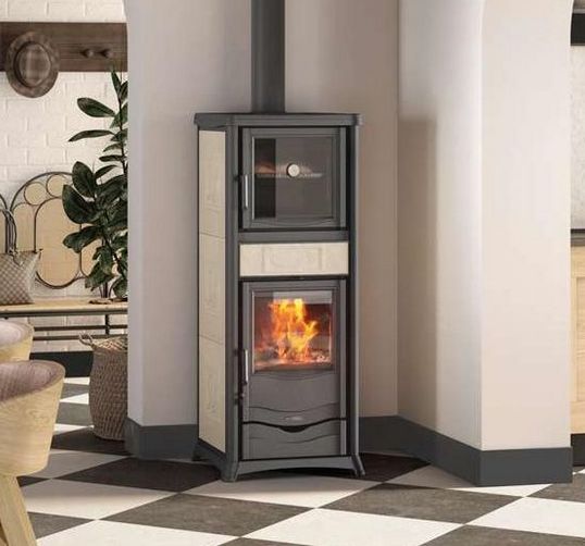 Thermo Holzofen mit Backfach - LA NORDICA TermoRossella Plus Forno DSA.16 11.1 kW