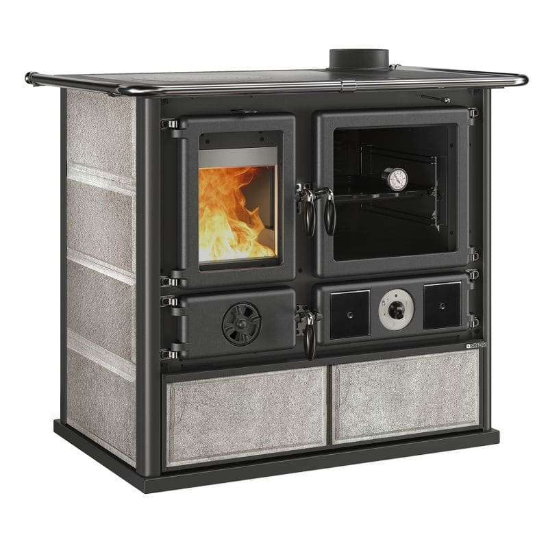 wasserführender Holz-Küchenherd - LA NORDICA TermoRosa DSA Lean 12,4 kW