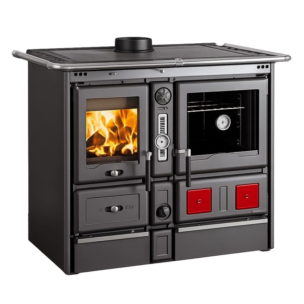 wasserführender Holz-Küchenherd anschließbar - LA NORDICA TermoRosa XXL DSA.16 Stahl 18,4 kW