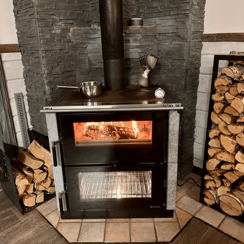 Holz-Küchenherd anschließbar - LA NORDICA Verona XXL.16 Petra 7 kW