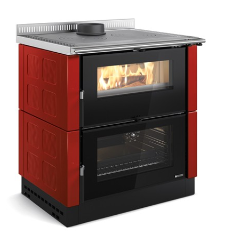Holz-Küchenherd anschließbar - LA NORDICA Verona XXL.16 Maiolica 7 kW