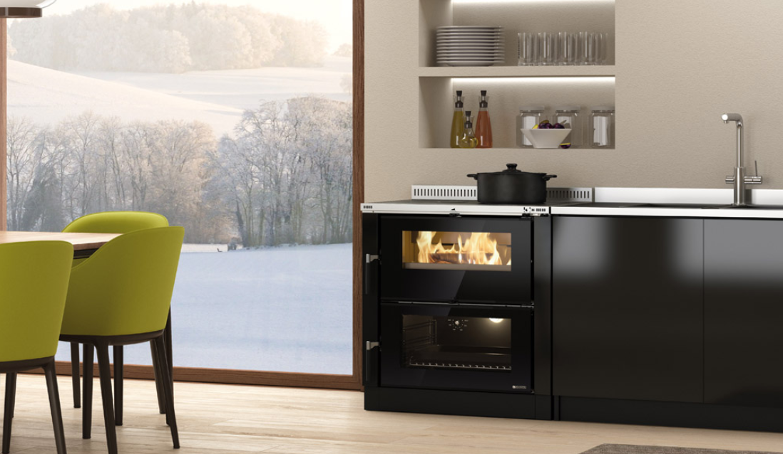 Einbau-Holzherd anschließbar - LA NORDICA Verona XXL.16 7 kW