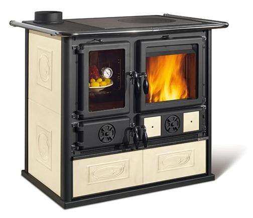 Holz-Küchenherd anschließbar - LA NORDICA Rosa SX Reverse.16 Ceramica 8,2 kW