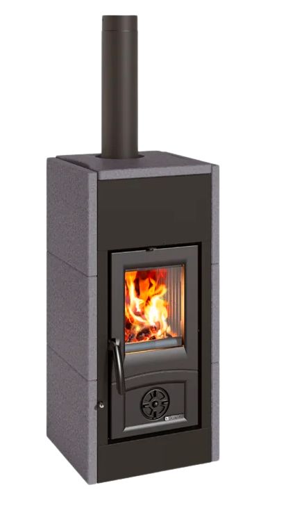 Holzofen anschließbar en pierre - LA NORDICA Asia 5.0 7 kW
