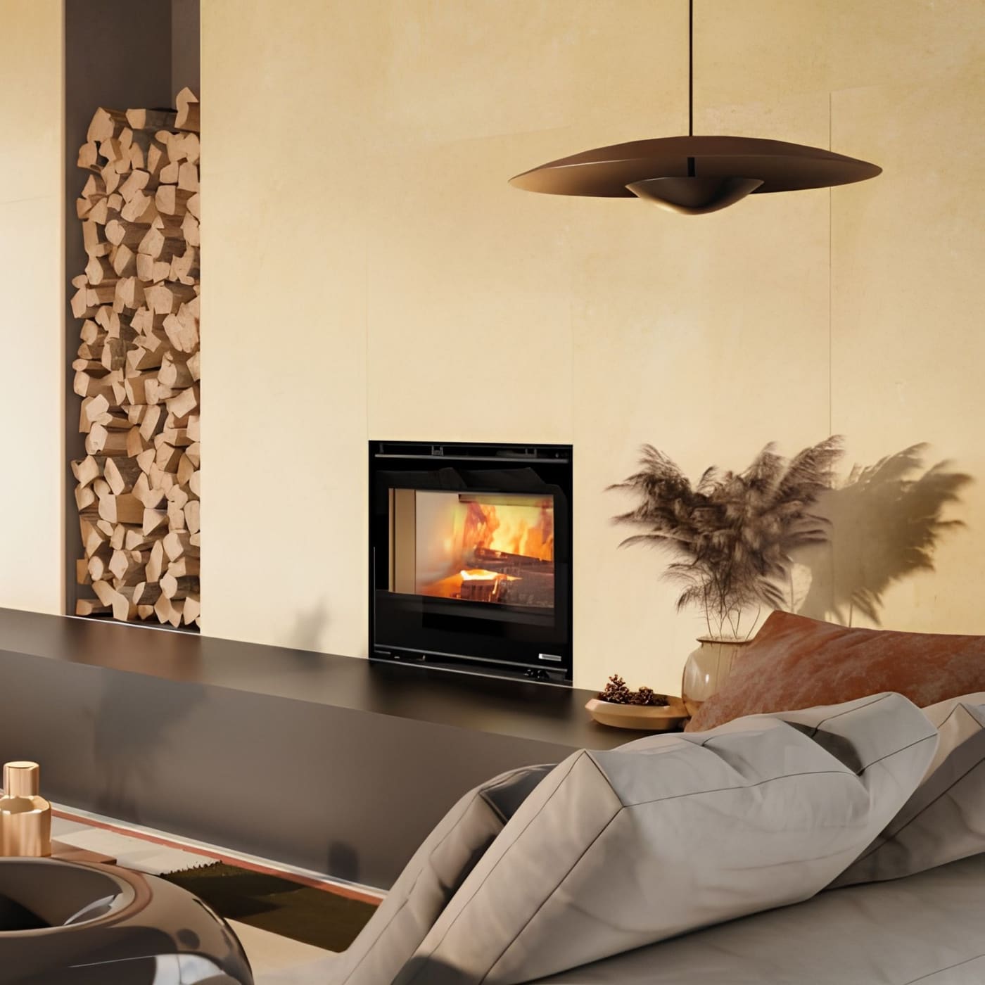 Belüfteter Holzeinsatz - LA NORDICA Inserto 70 LEAN 8 kW